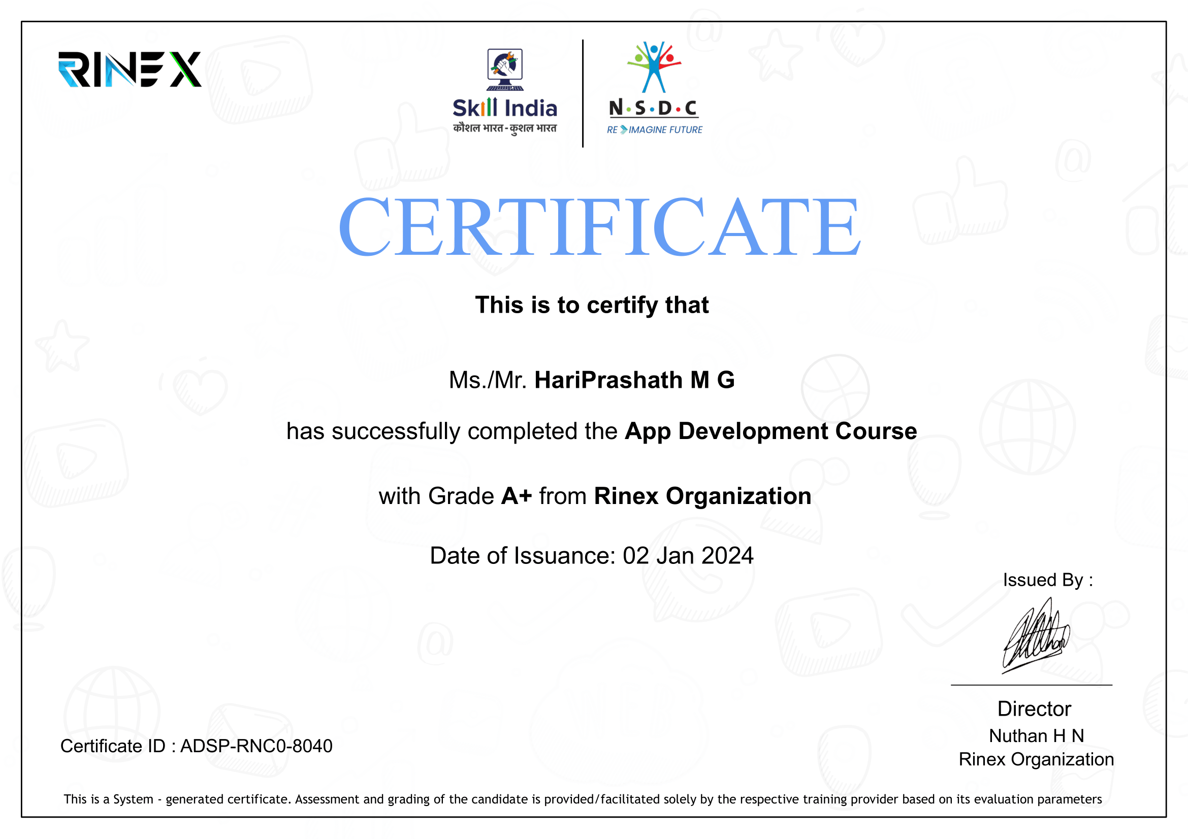 UI/UX Certificate